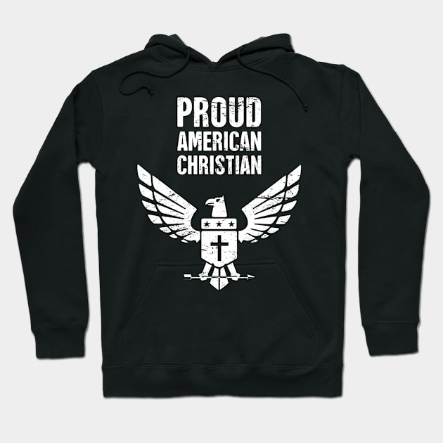 Proud American Christian Hoodie by MeatMan